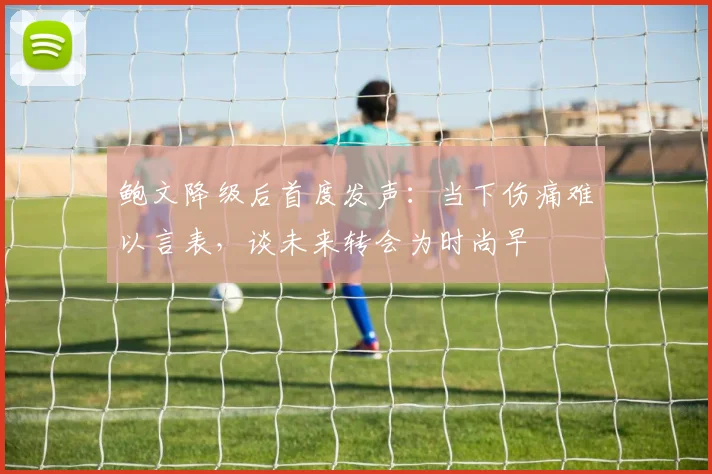 鲍文降级后首度发声：当下伤痛难以言表，谈未来转会为时尚早
